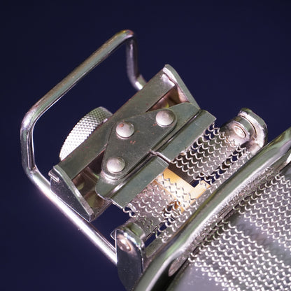 Ludwig No.453 Blue/Olive Badge Engraved Black Beauty Super-Sensitive 14"x6.5" Brass Snare Drum (Serial No. 2077981)