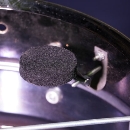 Ludwig No.453 Blue/Olive Badge Engraved Black Beauty Super-Sensitive 14"x6.5" Brass Snare Drum (Serial No. 2077981)