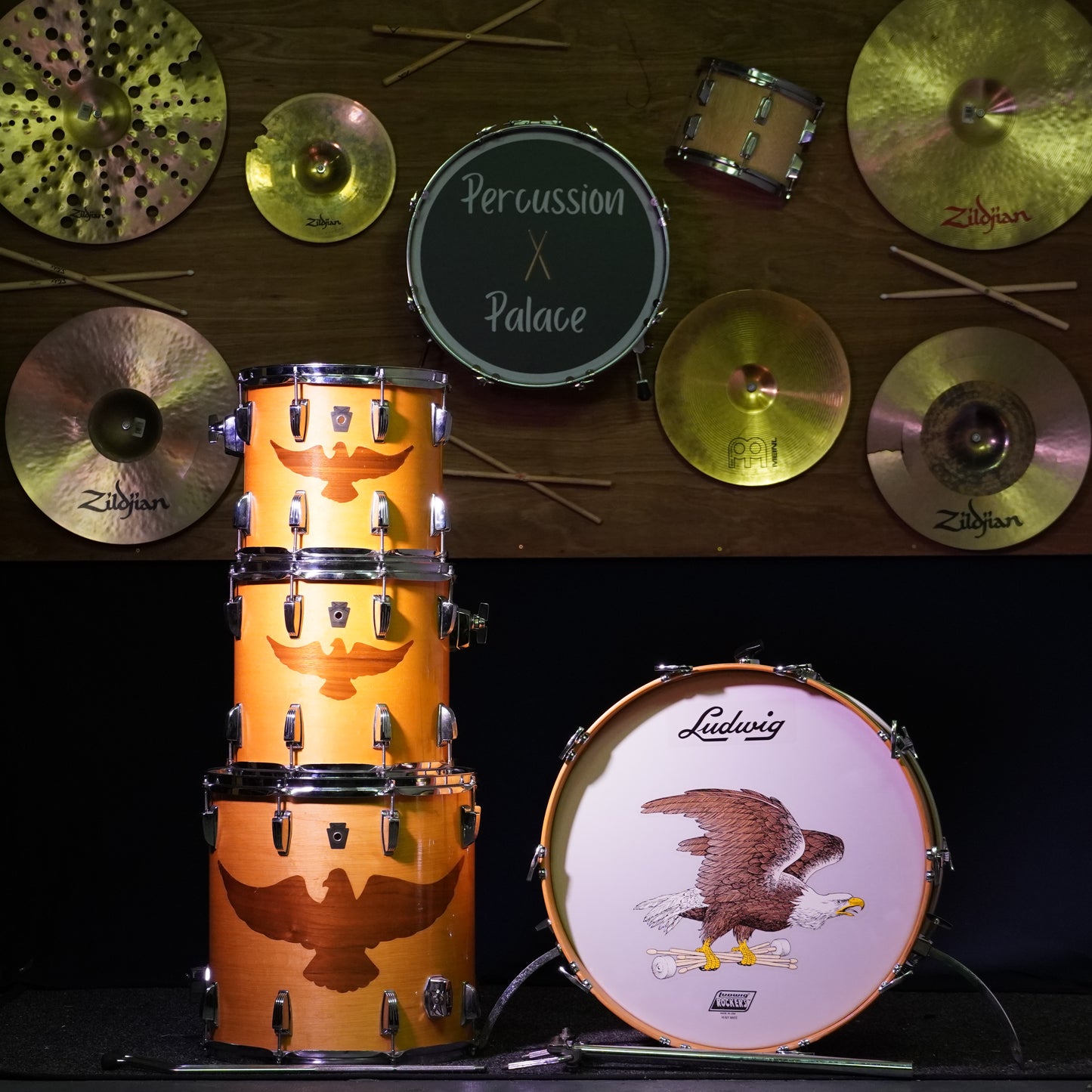 Ludwig 75th Anniversary 'Eagle' Drum Kit (Shell Pack)