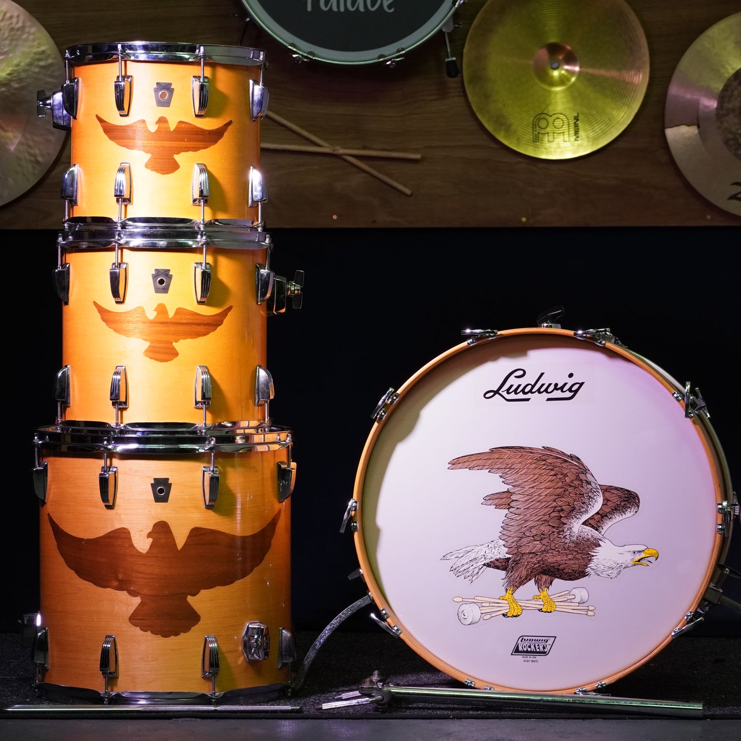 Ludwig 75th Anniversary 'Eagle' Drum Kit (Shell Pack)