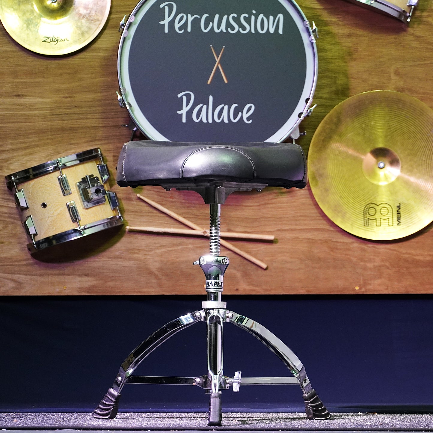 Mapex Saddle Drum Throne w/ Spiral Height Adjustment
