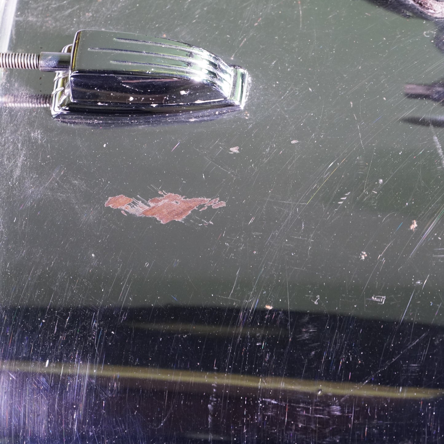 Ludwig 1970's Blue/Olive Badge Chrome Over Wood 3-Ply Drum Kit (Shell Pack)