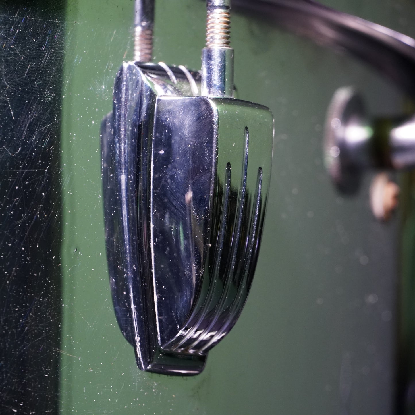 Ludwig 1970's Blue/Olive Badge Chrome Over Wood 3-Ply Drum Kit (Shell Pack)