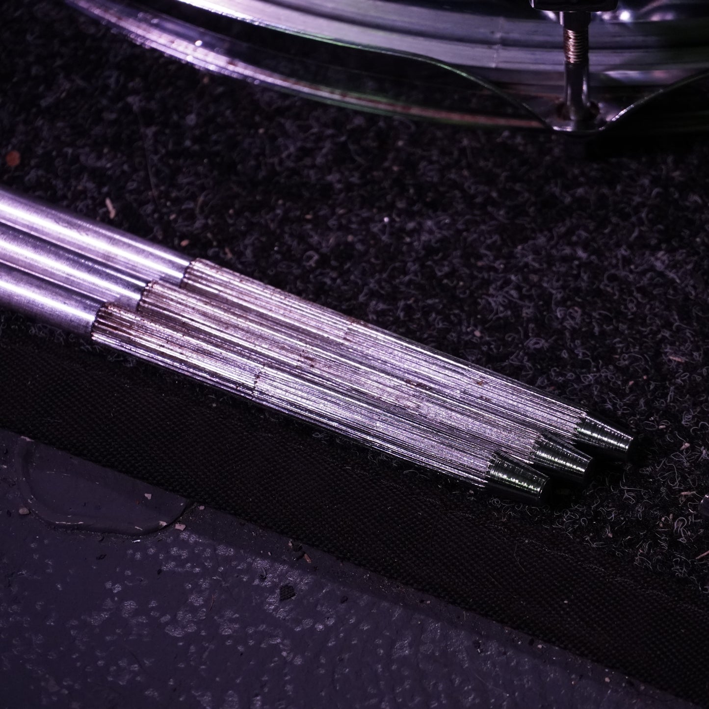 Ludwig 1970's Blue/Olive Badge Chrome Over Wood 3-Ply Drum Kit (Shell Pack)