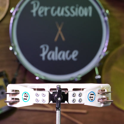 Latin Percussion LP162 White Cyclops Mountable Tambourine