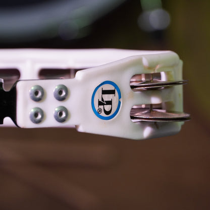 Latin Percussion LP162 White Cyclops Mountable Tambourine