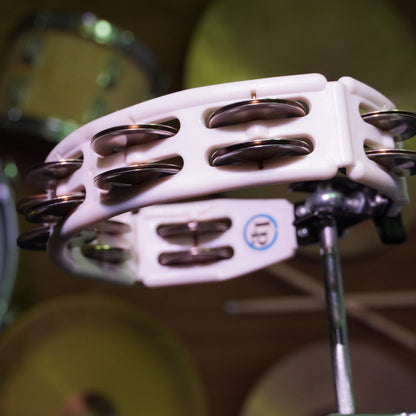 Latin Percussion LP162 White Cyclops Mountable Tambourine