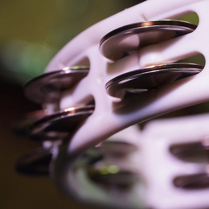 Latin Percussion LP162 White Cyclops Mountable Tambourine