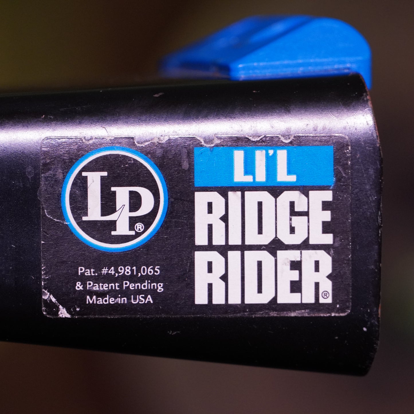 Latin Percussion LP005 Li'l Ridge Rider Cowbell w/ Bass Drum Attachment