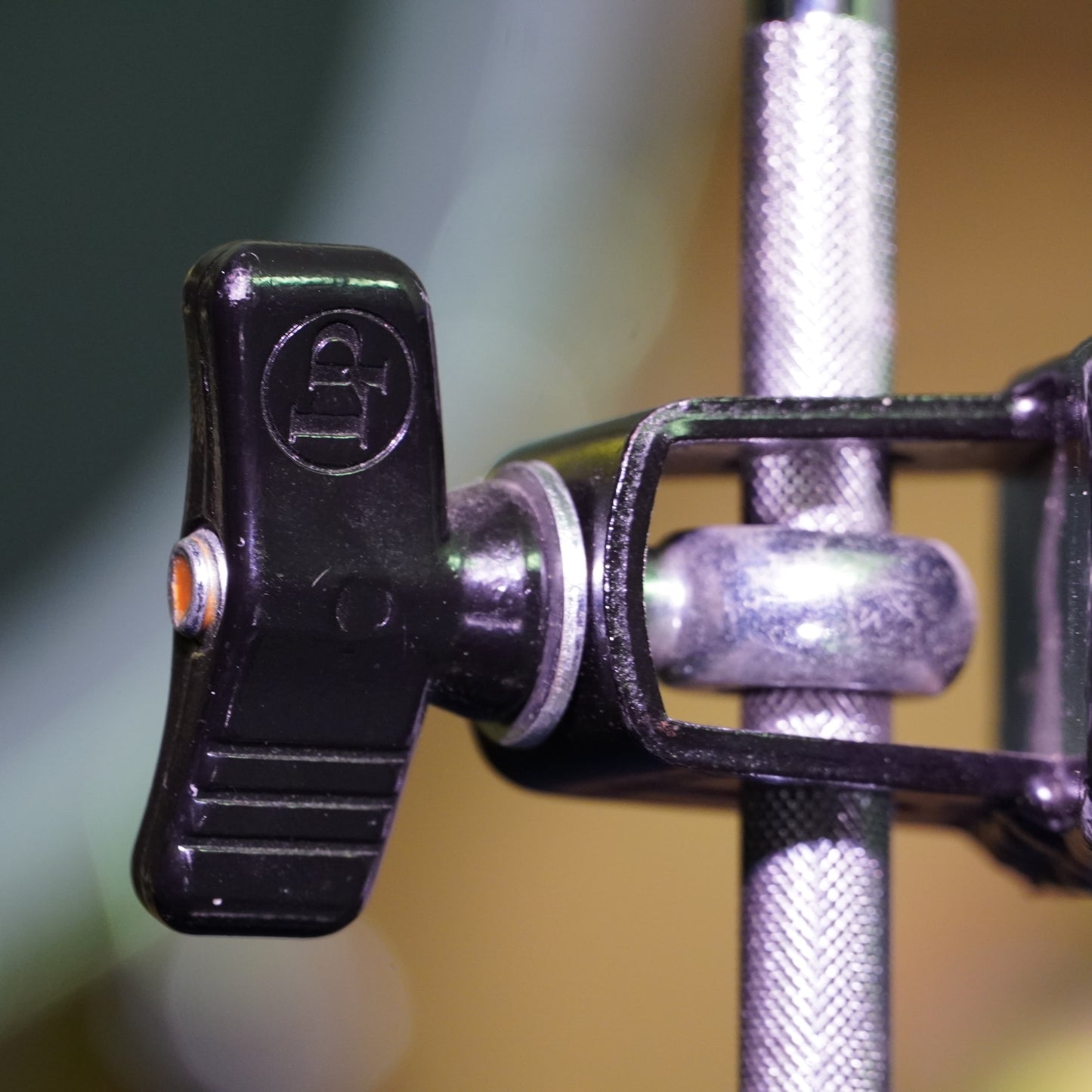 Latin Percussion LP005 Li'l Ridge Rider Cowbell w/ Bass Drum Attachment