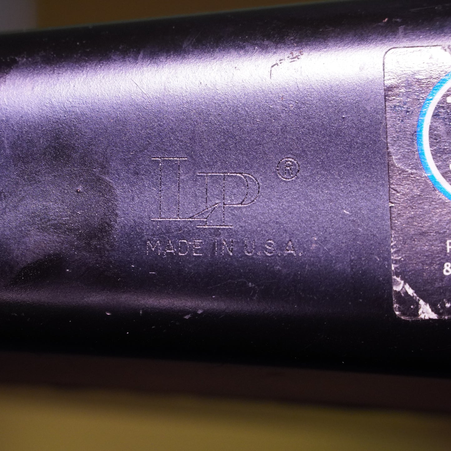 Latin Percussion LP005 Li'l Ridge Rider Cowbell w/ Bass Drum Attachment