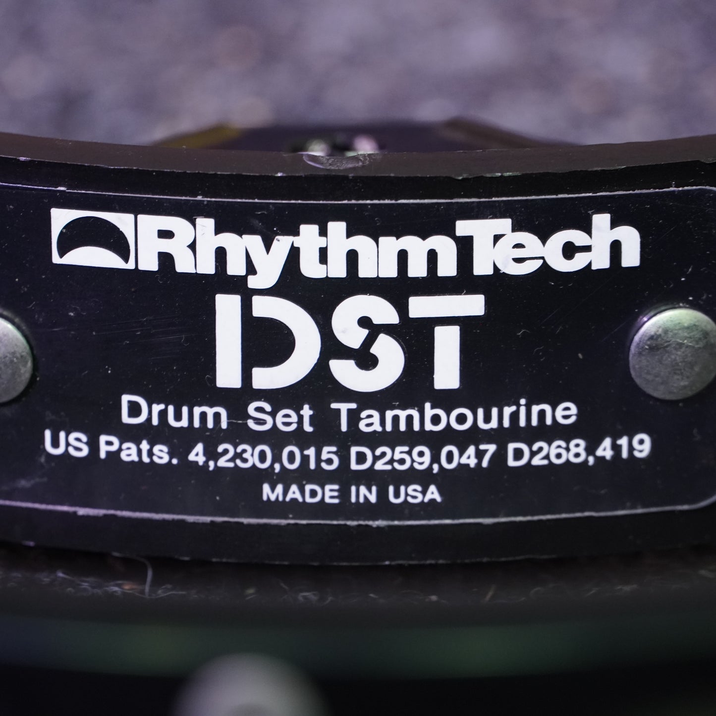 Rhythm Tech DST Mountable Drum Set Tambourine - Made in USA