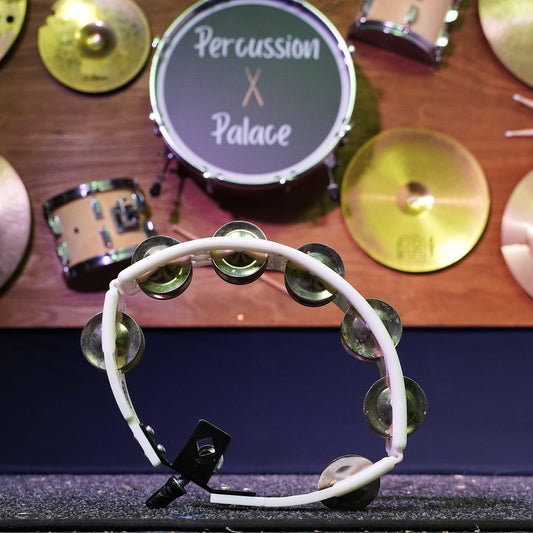 Latin Percussion LP162 White Cyclops Mountable Tambourine