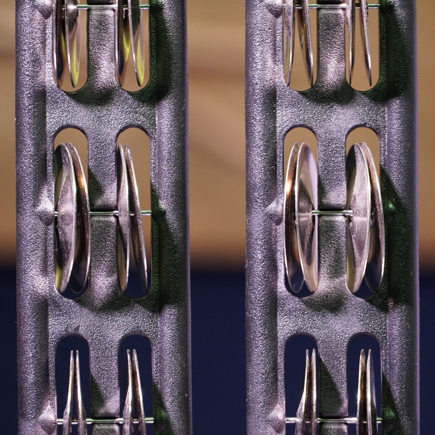 Latin Percussion LP180 Steel Jingles - Black (Pair)