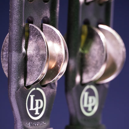 Latin Percussion LP180 Steel Jingles - Black (Pair)