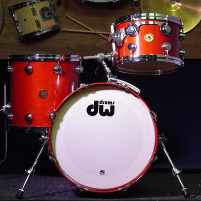 DW Jazz Series Drum Kit in Blood Red Gloss Lacquer (Shell Pack)