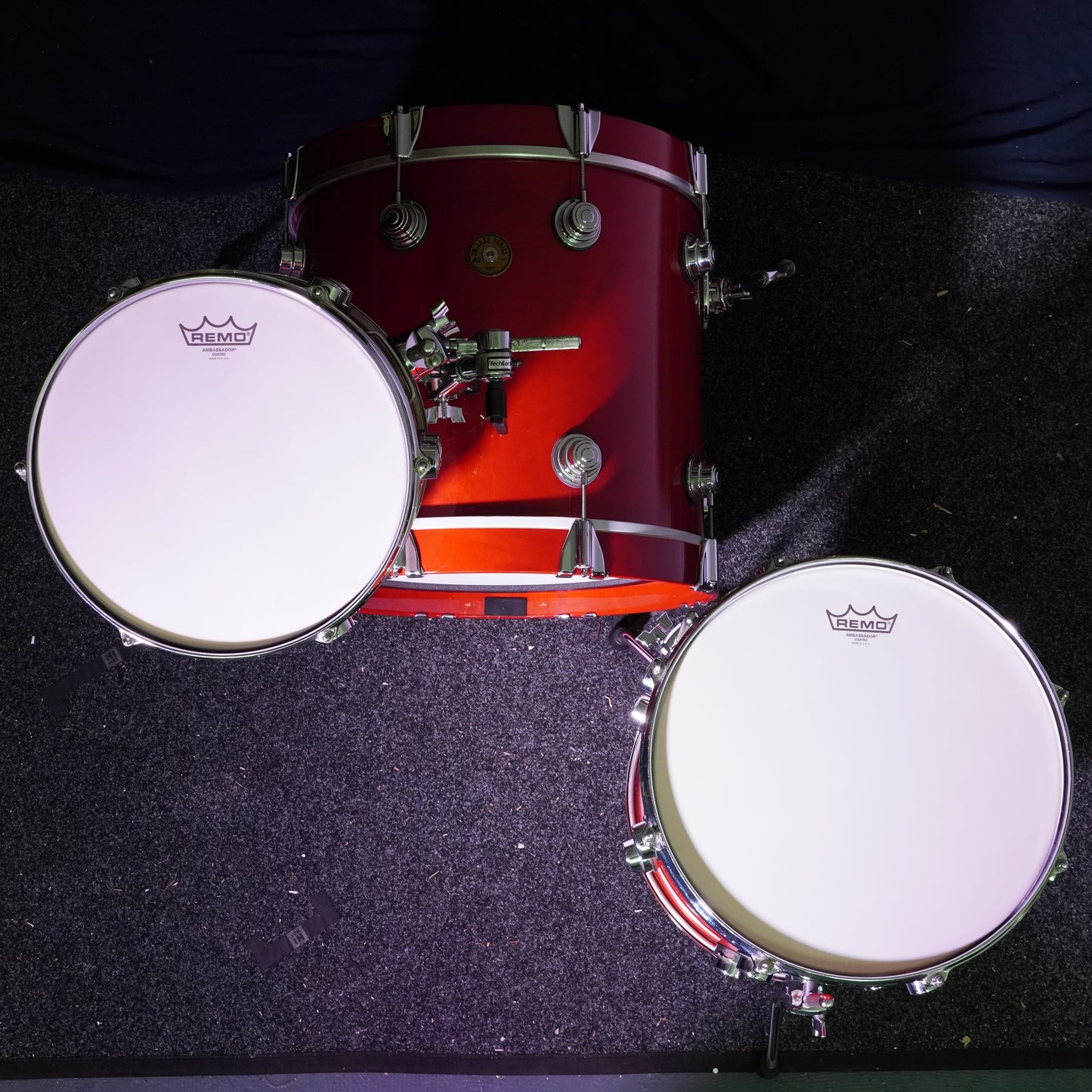 DW Jazz Series Drum Kit in Blood Red Gloss Lacquer (Shell Pack)