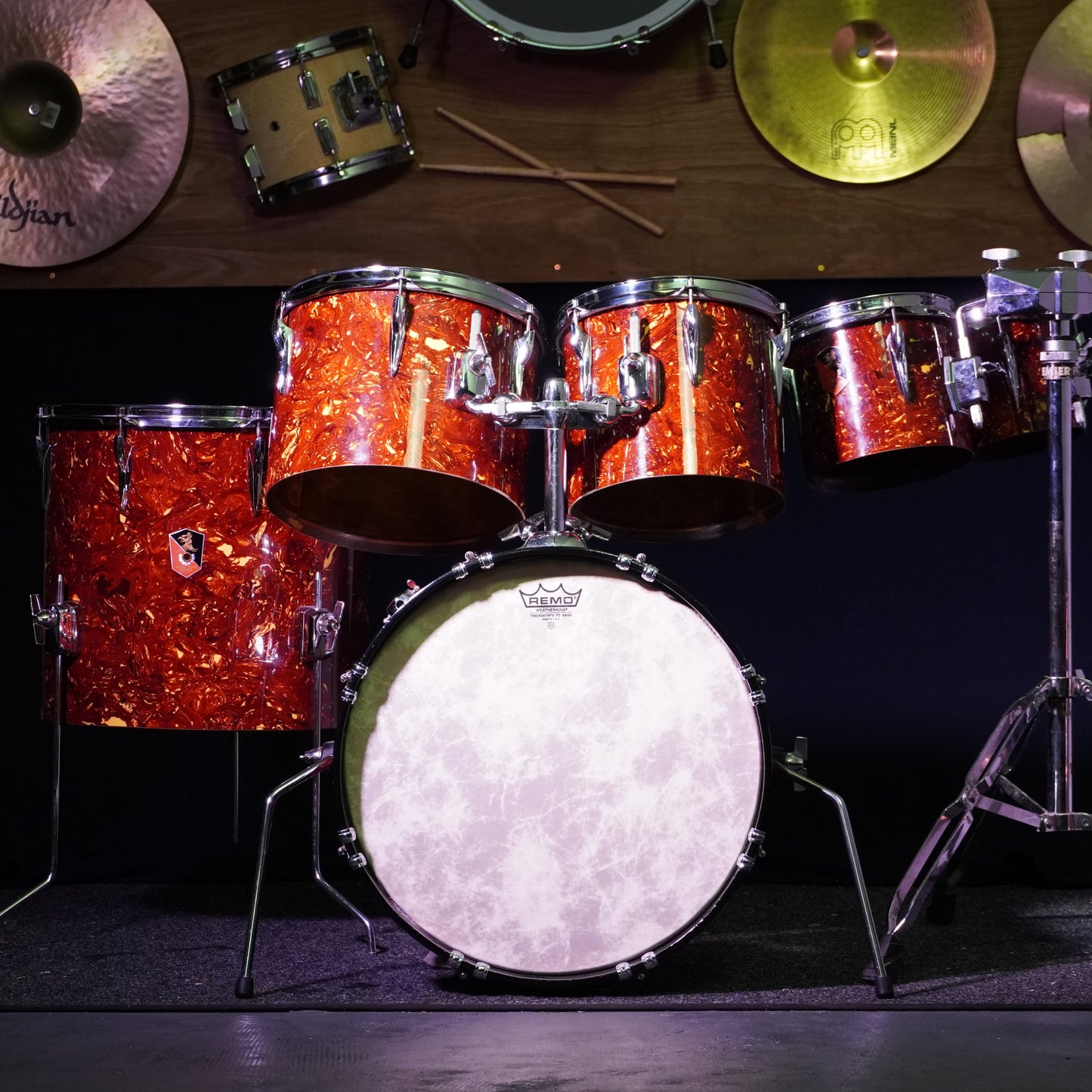 Eddie Ryan 6-Piece Shell Pack in Red Tortoise Shell