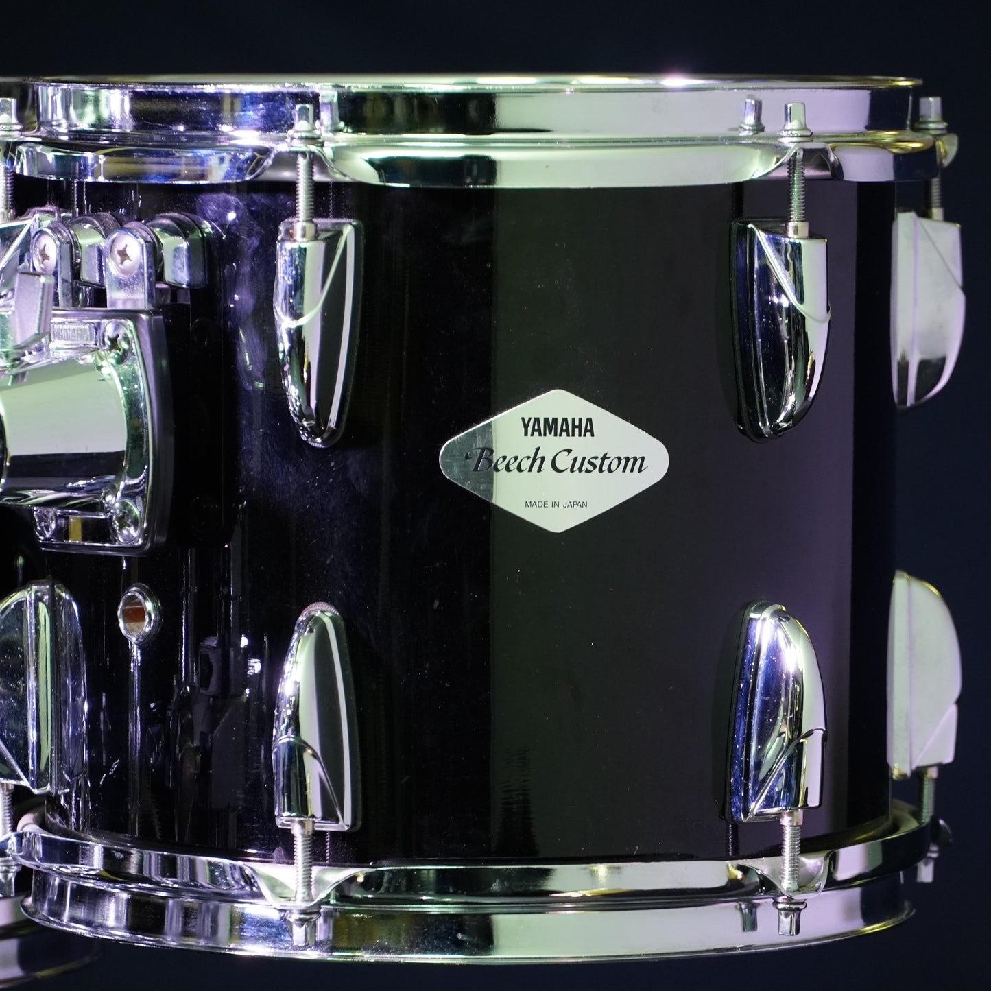 Yamaha Beech Custom Drum Kit in Piano Black (Shell Pack)
