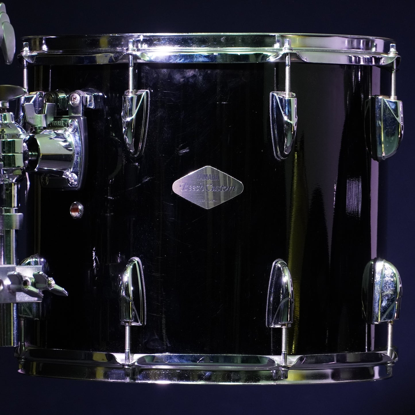 Yamaha Beech Custom Drum Kit in Piano Black (Shell Pack)