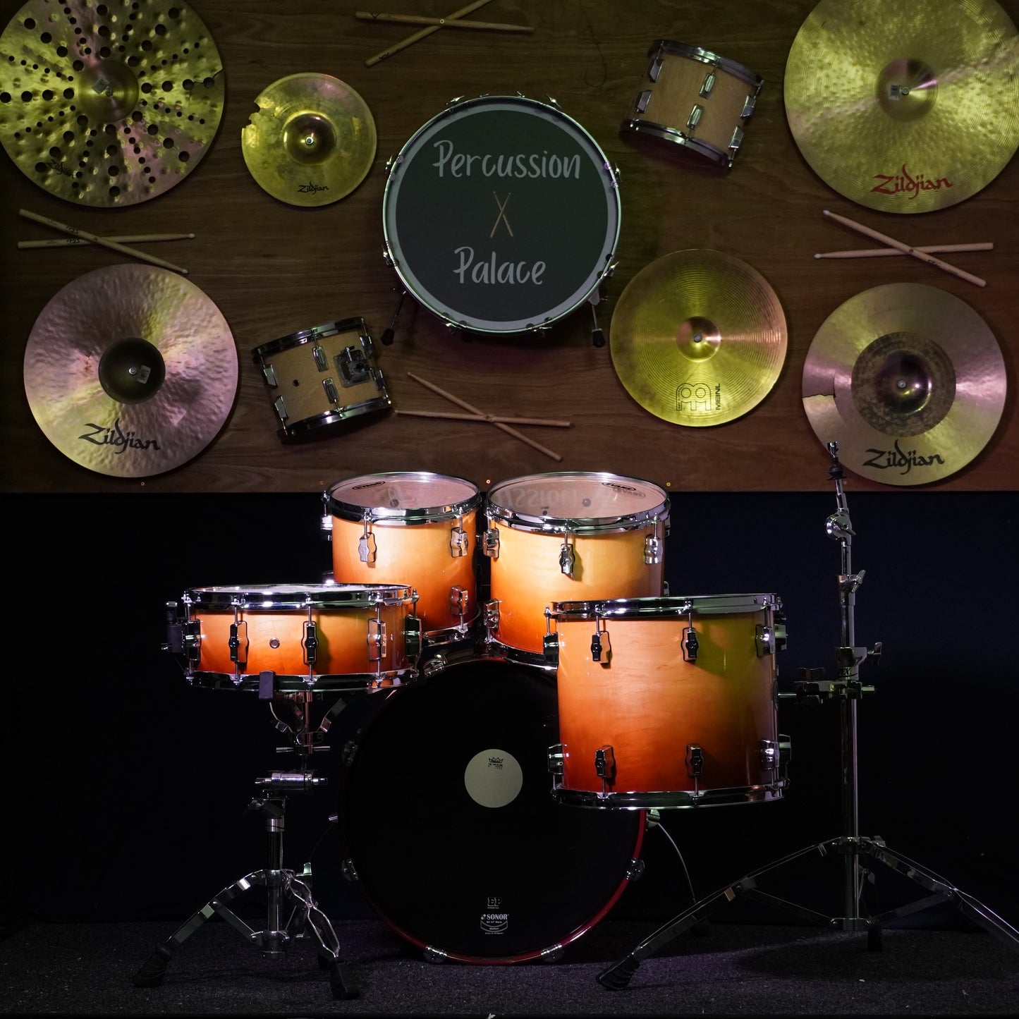 Sonor Force 3005 Full Maple Drum Kit in Autumn Fade (Shell Pack)