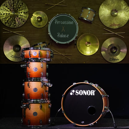 Sonor Force 3005 Full Maple Drum Kit in Autumn Fade (Shell Pack)