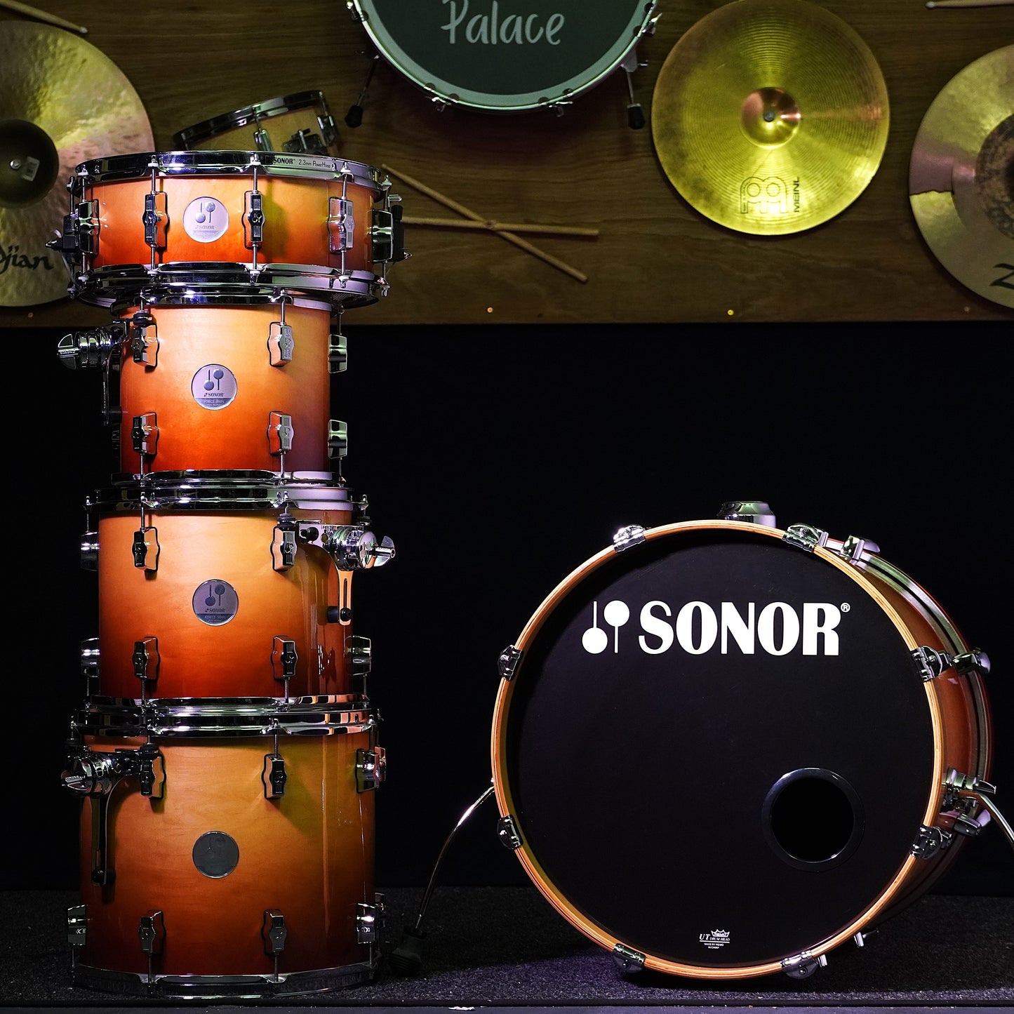 Sonor Force 3005 Full Maple Drum Kit in Autumn Fade (Shell Pack)