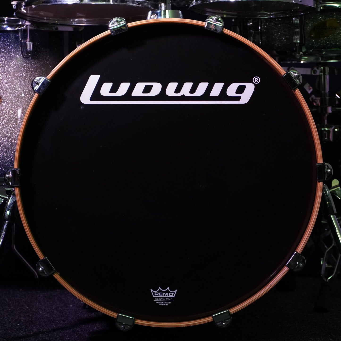 Ludwig Accent CS Custom Drum Kit in Blue Ice (Shell Pack)