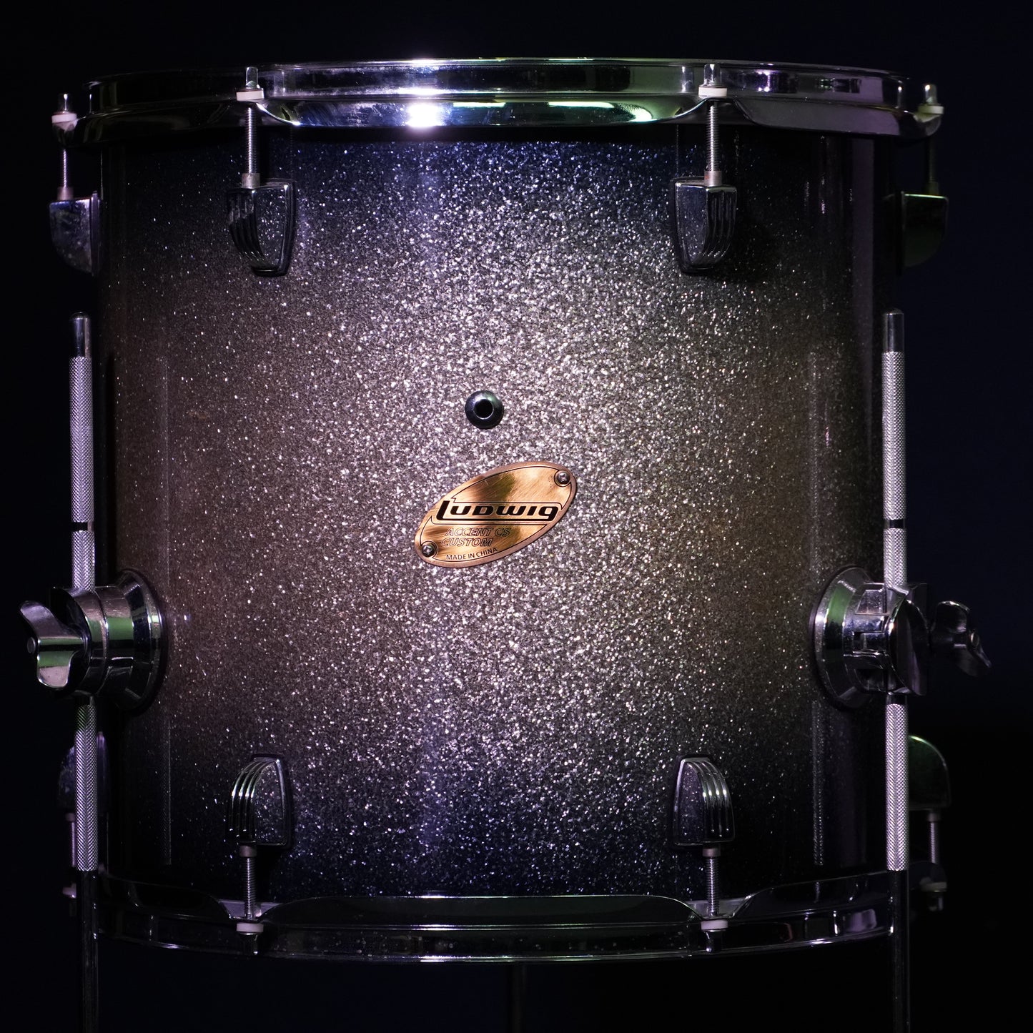 Ludwig Accent CS Custom Drum Kit in Blue Ice (Shell Pack)
