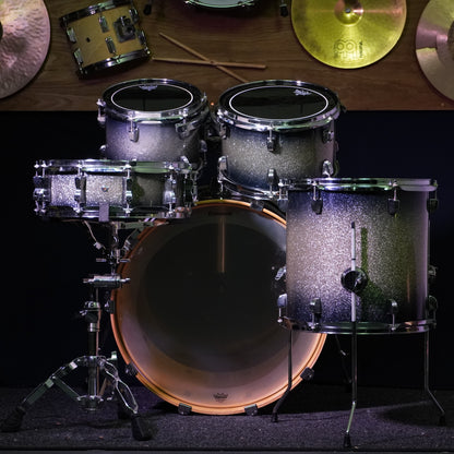 Ludwig Accent CS Custom Drum Kit in Blue Ice (Shell Pack)