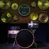 SJC Custom Maple Drum Kit in Matte Graphite w/ Silver Sparkle Stripe