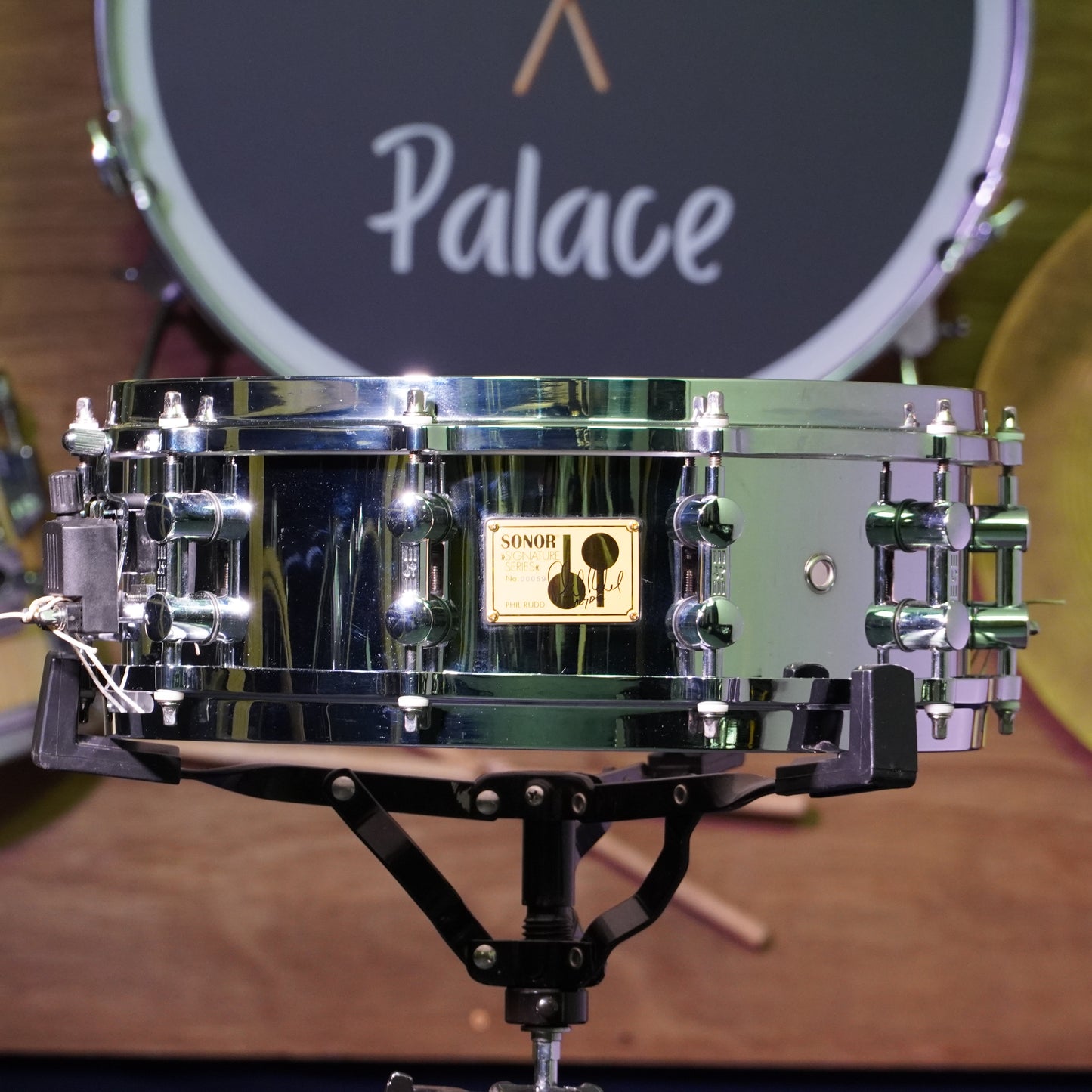 Sonor Signature Series Phil Rudd Brass Snare Drum - Serial No. 00059