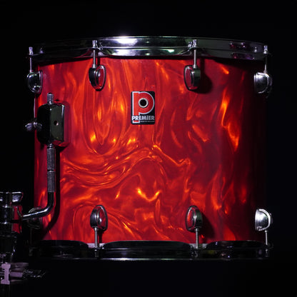 Premier APK Made in England Drum Kit in Satin Red Flame (Shell Pack)