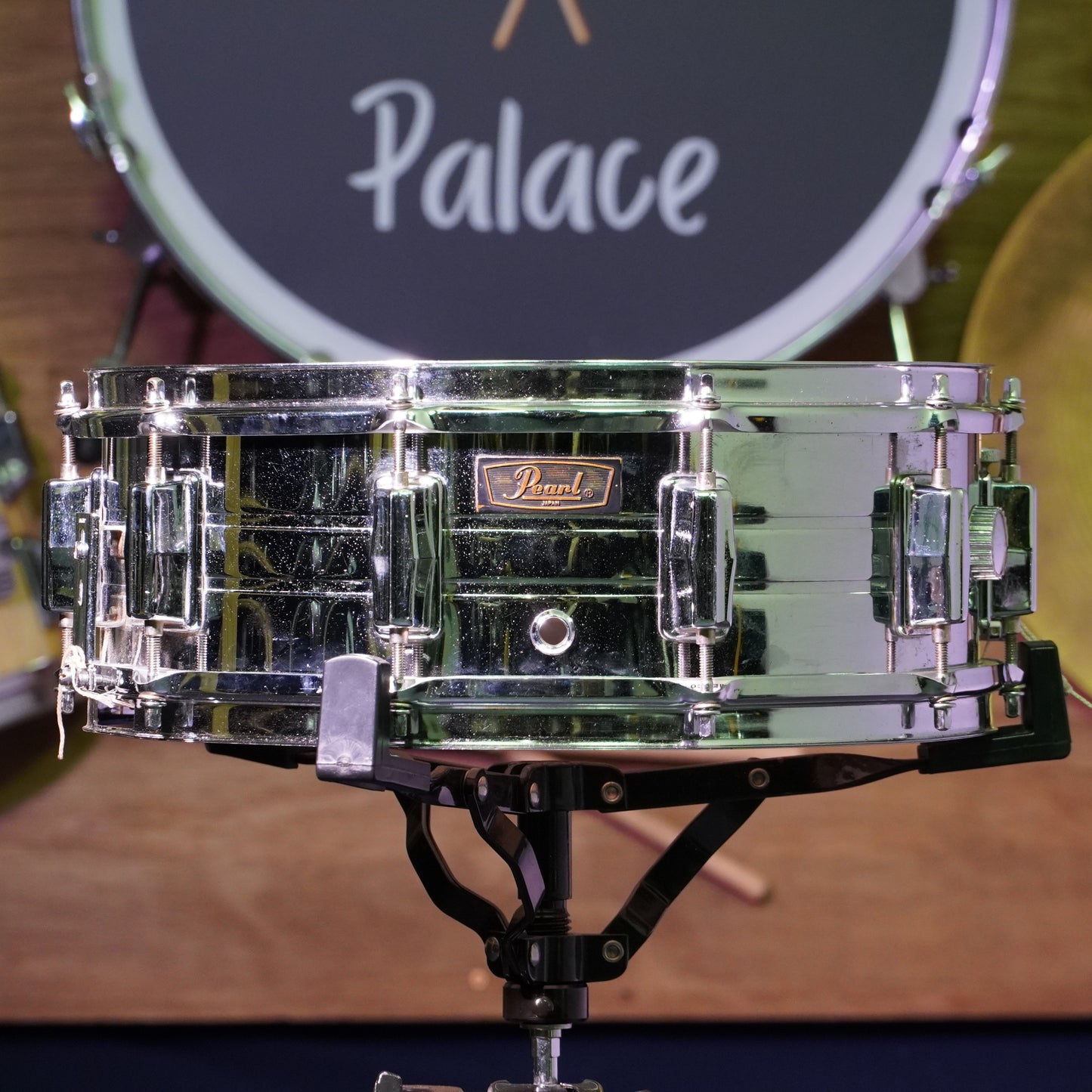 Pearl Made in Japan Steel Snare Drum