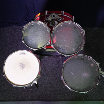 Premier APK Made in England Drum Kit in Satin Red Flame (Shell Pack)