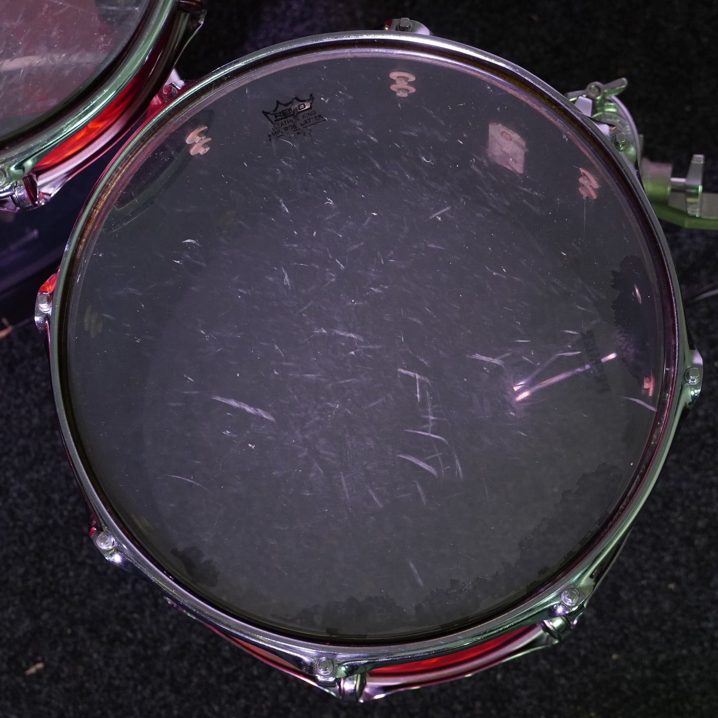 Premier APK Made in England Drum Kit in Satin Red Flame (Shell Pack)