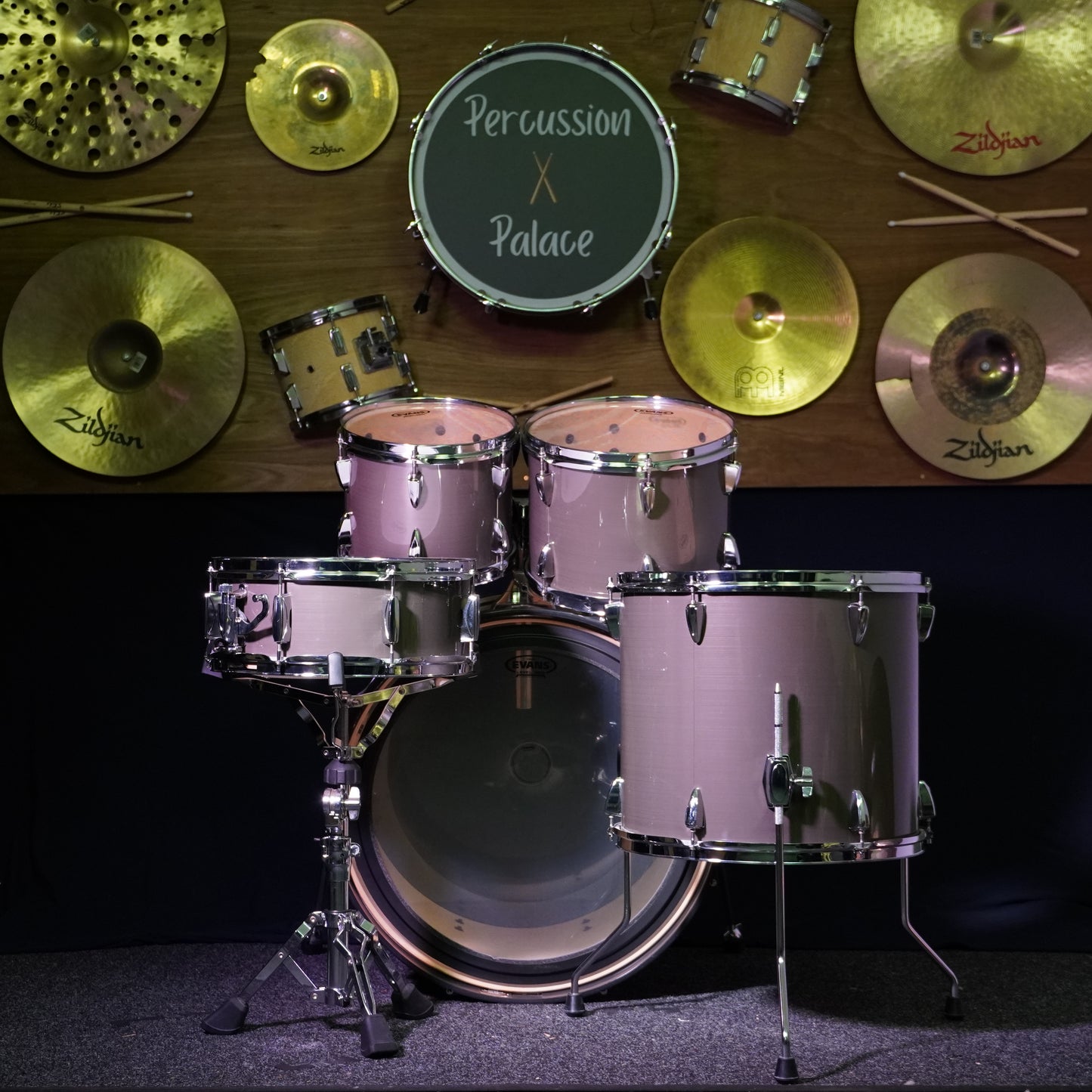 Tama Imperialstar Drum Kit in Silver Stream Finish (Shell Pack)