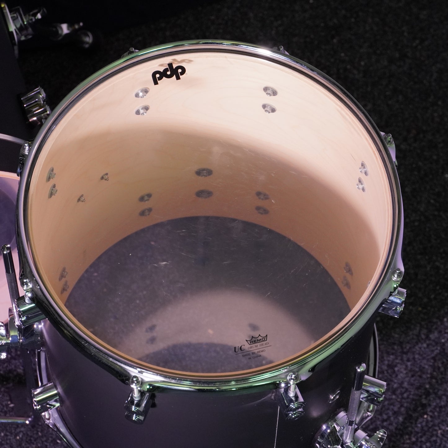 PDP Concept Maple Bop Drum Kit in Satin Black (Shell Pack)