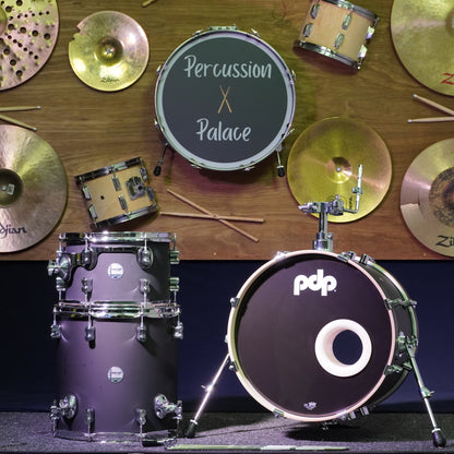 PDP Concept Maple Bop Drum Kit in Satin Black (Shell Pack)