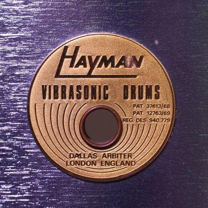 Hayman Vibrasonic Drum Kit in Silver w/ Matching Snare Drum (Shell Pack)