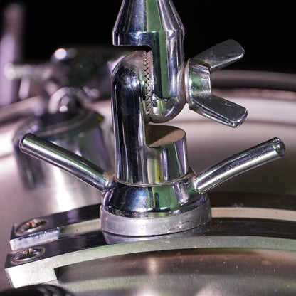 Hayman Vibrasonic Drum Kit in Silver w/ Matching Snare Drum (Shell Pack)