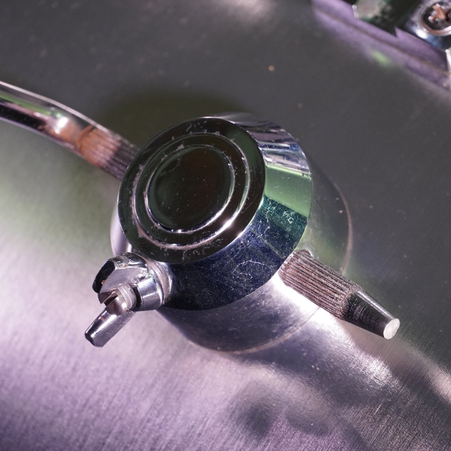 Hayman Vibrasonic Drum Kit in Silver w/ Matching Snare Drum (Shell Pack)