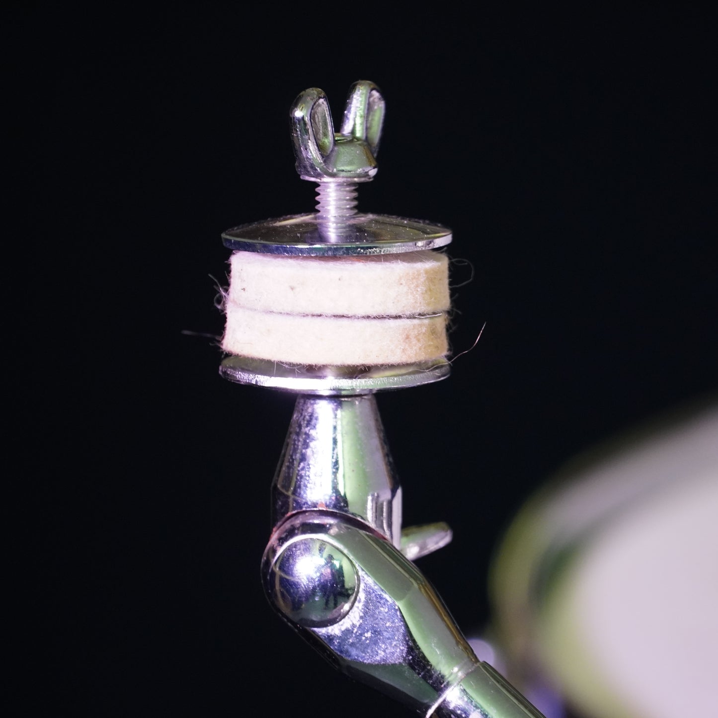 Hayman Vibrasonic Drum Kit in Silver w/ Matching Snare Drum (Shell Pack)