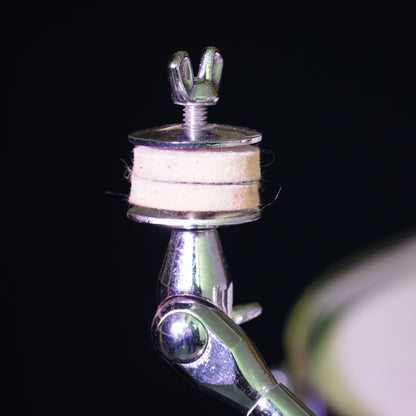 Hayman Vibrasonic Drum Kit in Silver w/ Matching Snare Drum (Shell Pack)