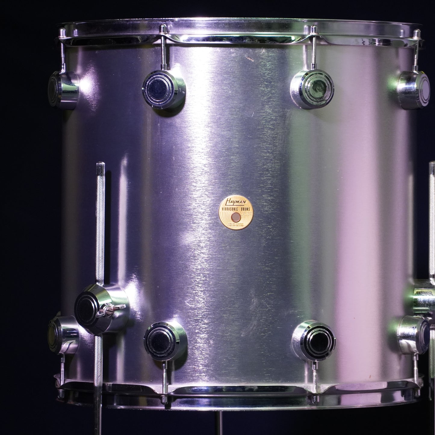 Hayman Vibrasonic Drum Kit in Silver w/ Matching Snare Drum (Shell Pack)