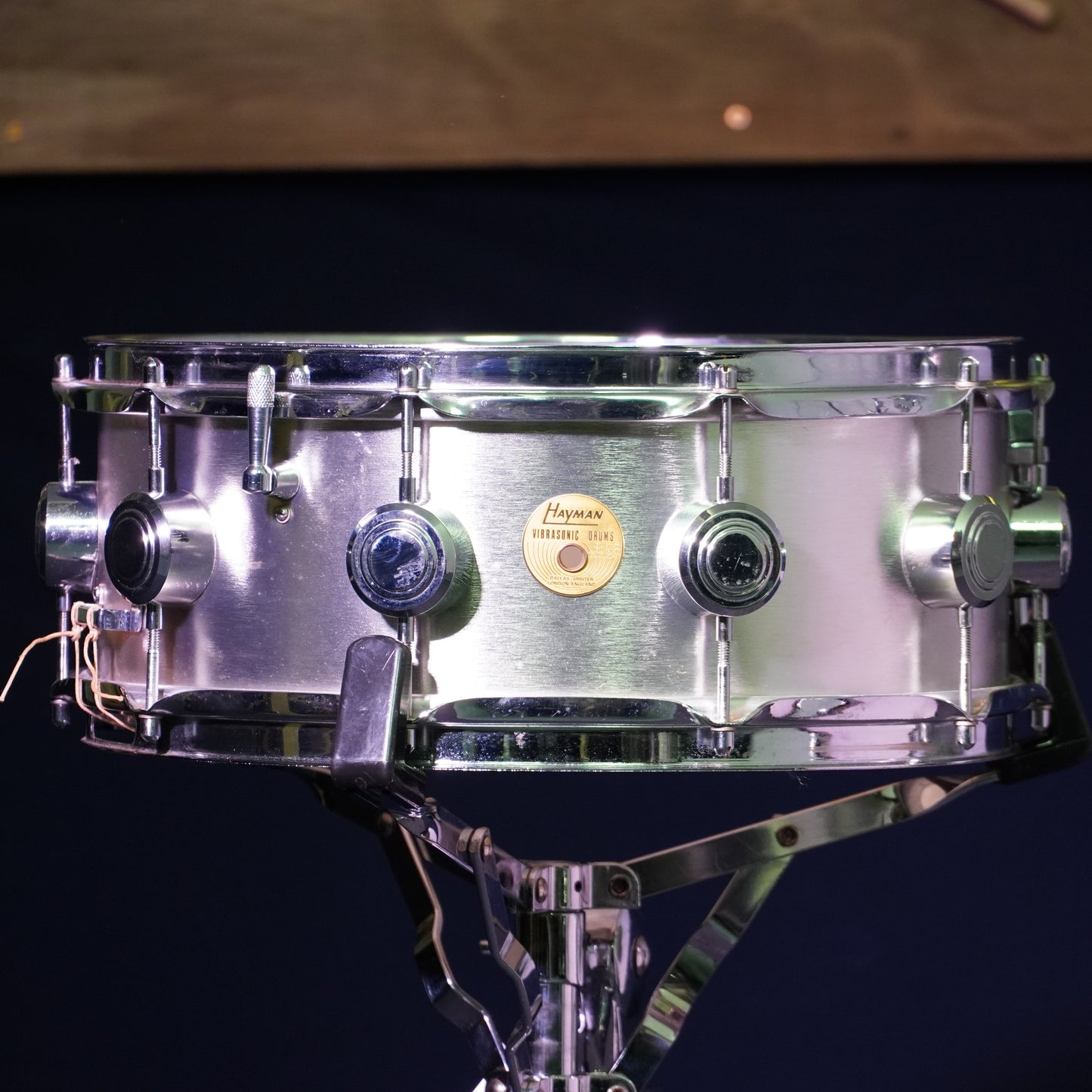 Hayman Vibrasonic Drum Kit in Silver w/ Matching Snare Drum (Shell Pack)