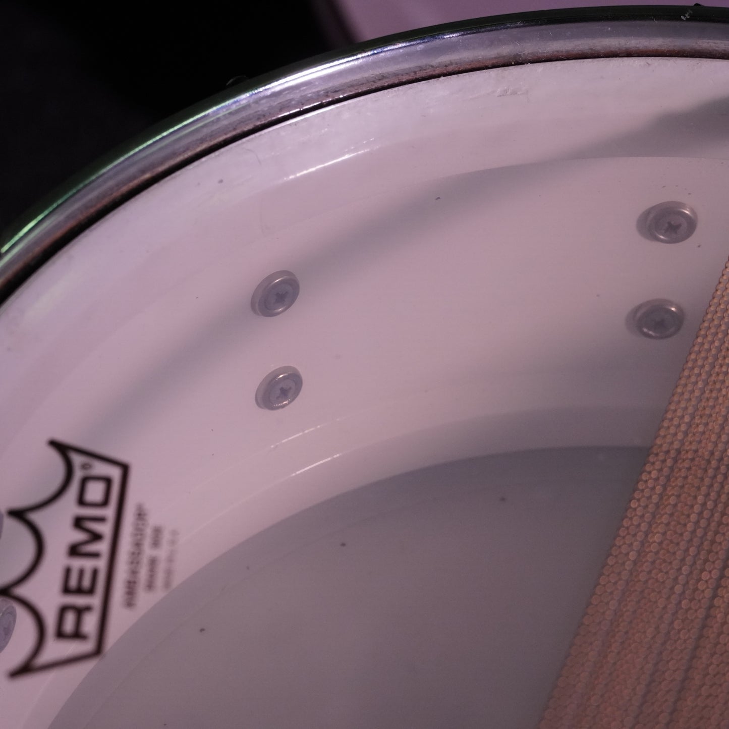 Hayman Vibrasonic Drum Kit in Silver w/ Matching Snare Drum (Shell Pack)