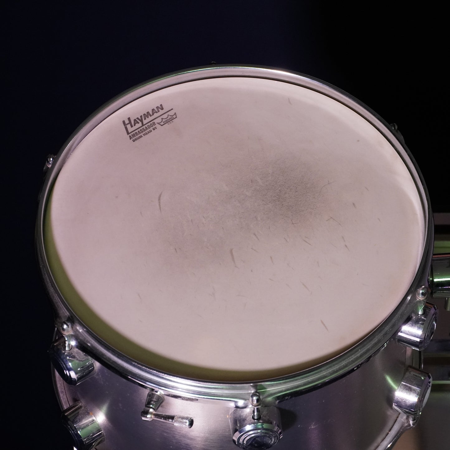 Hayman Vibrasonic Drum Kit in Silver w/ Matching Snare Drum (Shell Pack)