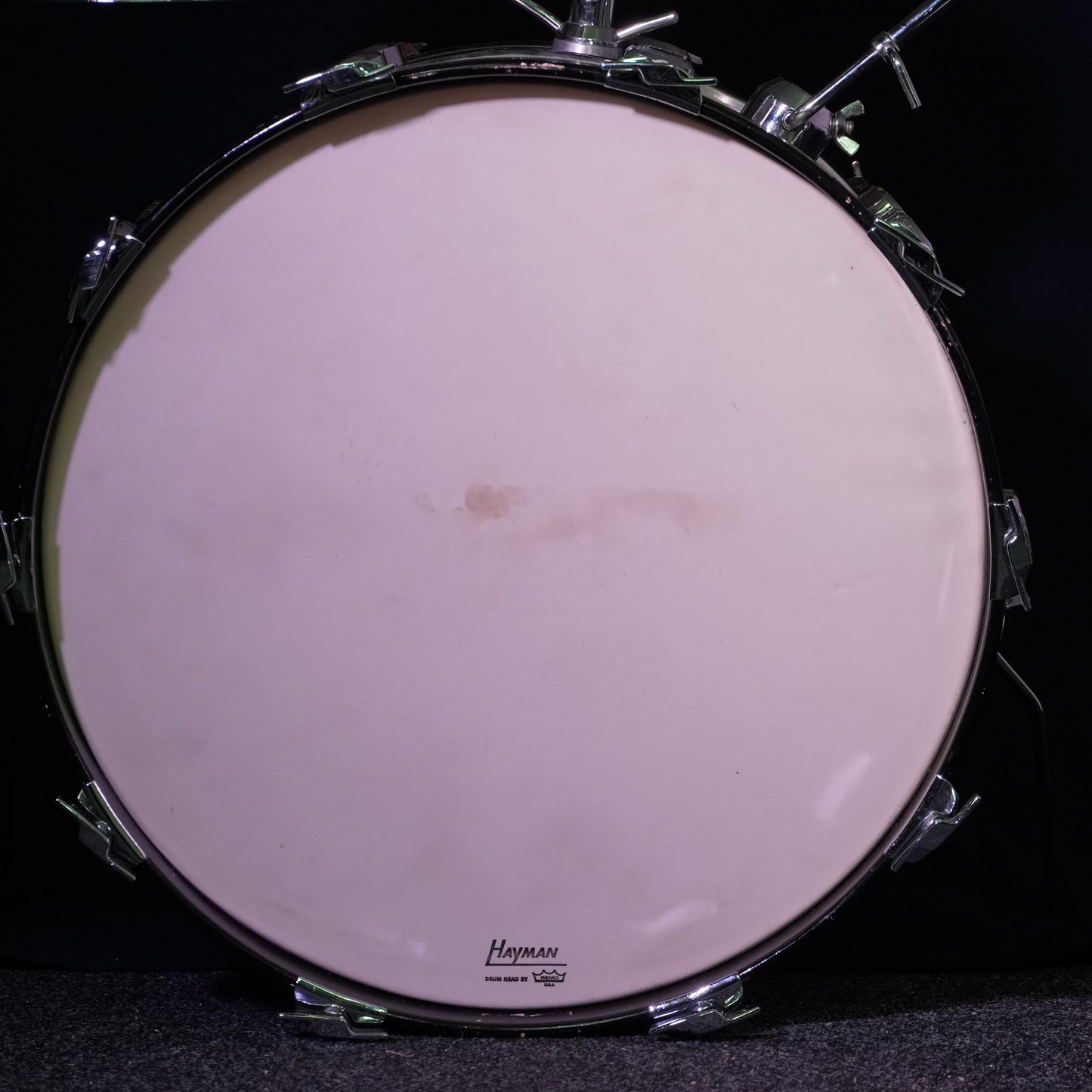 Hayman Vibrasonic Drum Kit in Silver w/ Matching Snare Drum (Shell Pack)