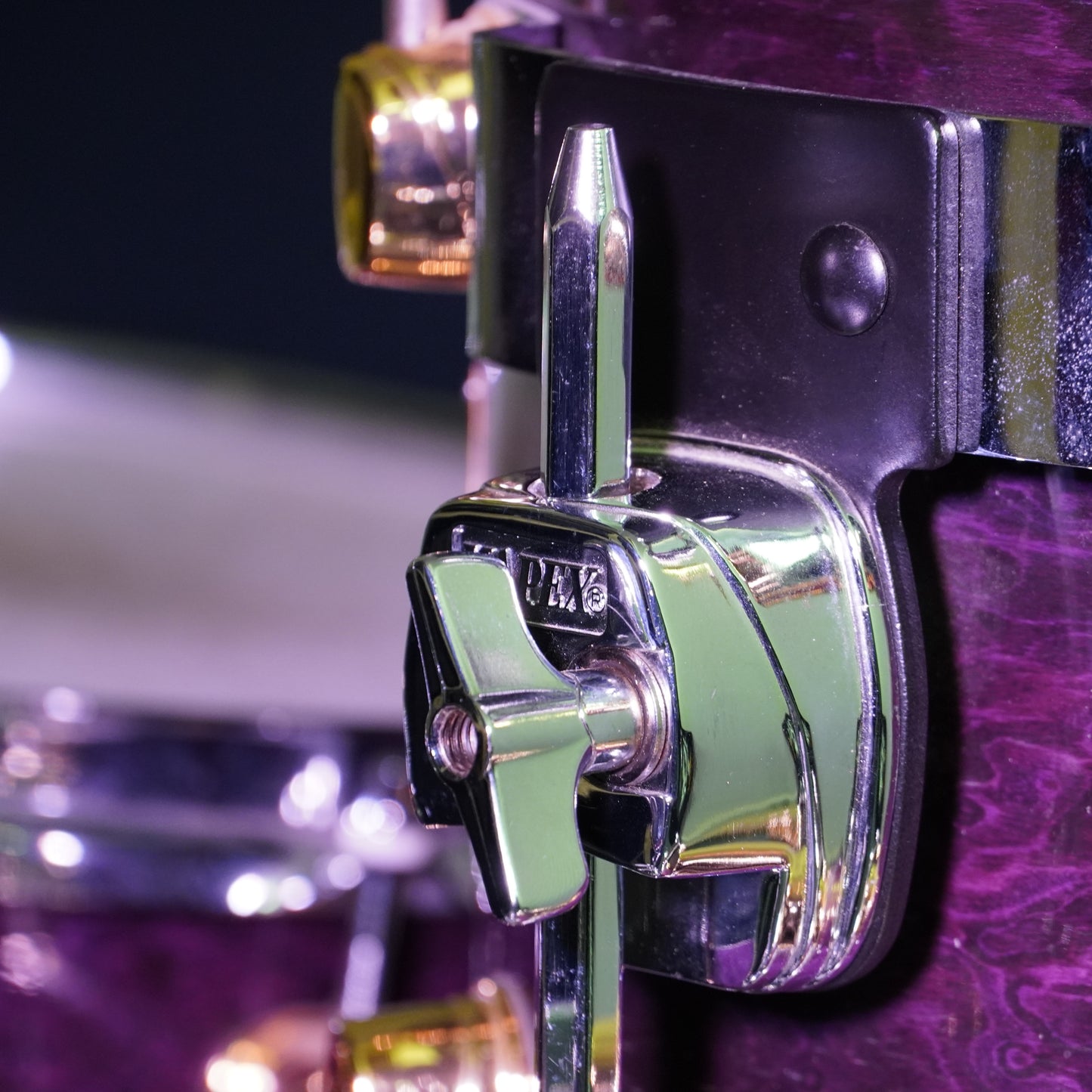 Mapex Orion Classic Series Drum Kit in Transparent Violet Birds Eye (Shell Pack)